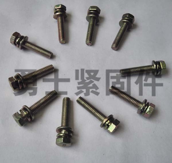 六角彈墊平墊組合件