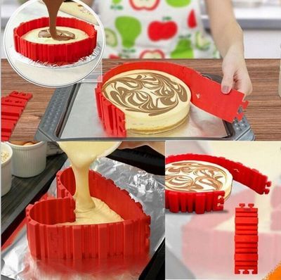 硅膠蛋糕模 多樣式DIY拼圖烘培蛋糕模
