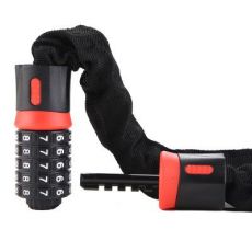 密碼鎖5位防盜鎖 鏈條鏈子加長(zhǎng)可定制長(zhǎng)度摩托車鎖電動(dòng)車