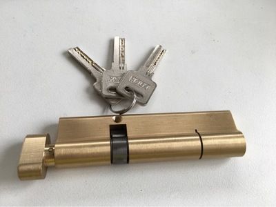 盜門斷橋鋁木復(fù)合門鎖頭鎖具鎖芯110Mm插芯鎖