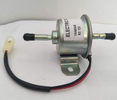 洋馬，柴油泵全銅電子油泵外置燃油泵輸油泵12V24V