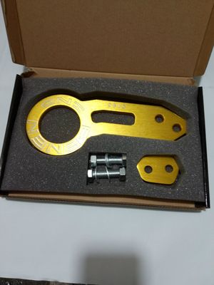 汽車改裝 保險(xiǎn)桿拖車后鉤 鋁合金改裝通用 掛鉤