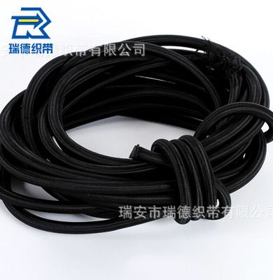 1-12mm蹦極彈力繩 進(jìn)口乳膠松緊繩彩色黑白圓松緊繩