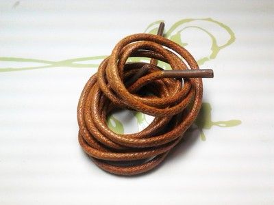 打蠟鞋帶 寬2.5mm圓