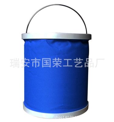 600D防水牛津布9L折疊水桶 3個(gè)規(guī)格 帆布洗車(chē)塑料水桶
