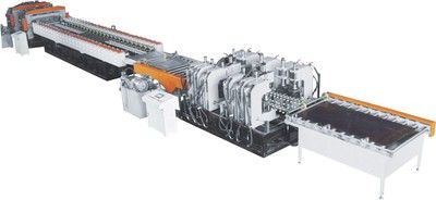 防盜門設(shè)備 全自動內(nèi)外門板成型機 冷彎成型機