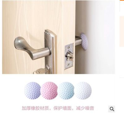加厚墻面防撞墊門后靜音防碰墊門把手門鎖防護墊橡膠防震墊