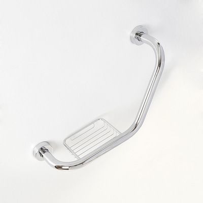 浴室不銹鋼拉手老人防滑安全大三彎帶皂網(wǎng)扶手