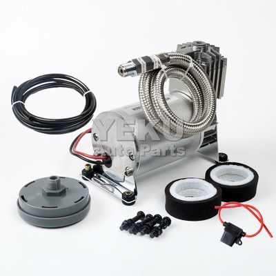 汽車改裝氣泵電機(jī)不銹鋼沖壓機(jī) 12V車載充氣泵150psi