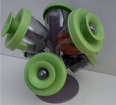 樹枝造型蘋果調味盒 6件套調味罐 6PCS 調味罐