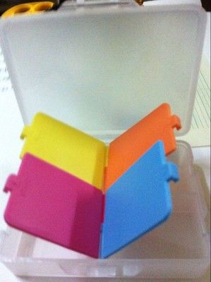 5色4格藥盒，本款藥盒款式精美迷你4格收納盒 首飾盒