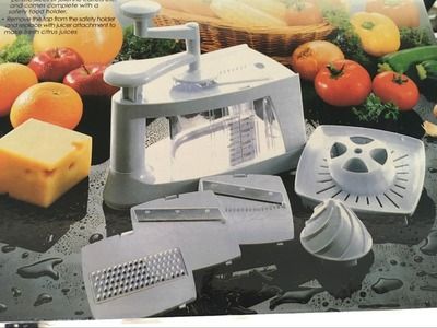 多功能切菜器刨絲器 八合一手搖旋轉(zhuǎn)推進(jìn)式切菜器 削菠蘿器