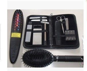 激光梳子頭部按摩器 頭皮按摩器黑發(fā)美發(fā)梳