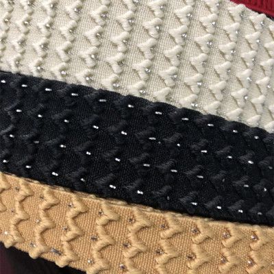 尼龍提花松緊帶，彩色提花彈力帶