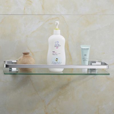 置物架加厚精致太空鋁材質 魔力無痕貼防水防潮壁掛式瀝水置物架