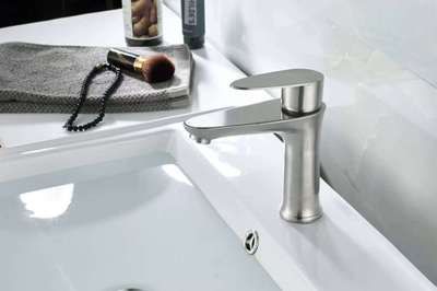 不銹鋼304面盆龍頭 雙聯(lián)式不銹鋼水龍頭