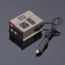  車載逆變器24V轉(zhuǎn)220V，峰值200W持續(xù)100W帶點(diǎn)煙座數(shù)字顯示