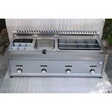 臺式六頭電熱煮面爐 不銹鋼粉面爐 麻辣燙煮面機(jī)爐