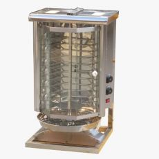 土耳其烤肉機(jī)商用 自動電熱旋轉(zhuǎn)式巴西烤肉爐 拌飯肉夾饃機(jī)