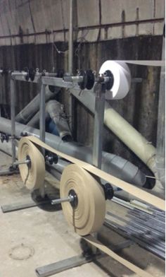 螺旋卷管機 二機頭數控卷管機 膠水架 放紙架