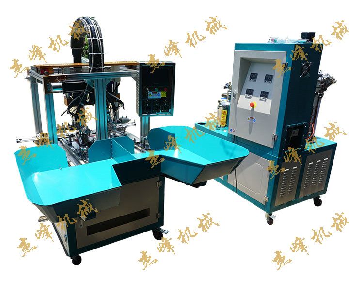 雙組份濾芯端蓋注膠機雙頭01