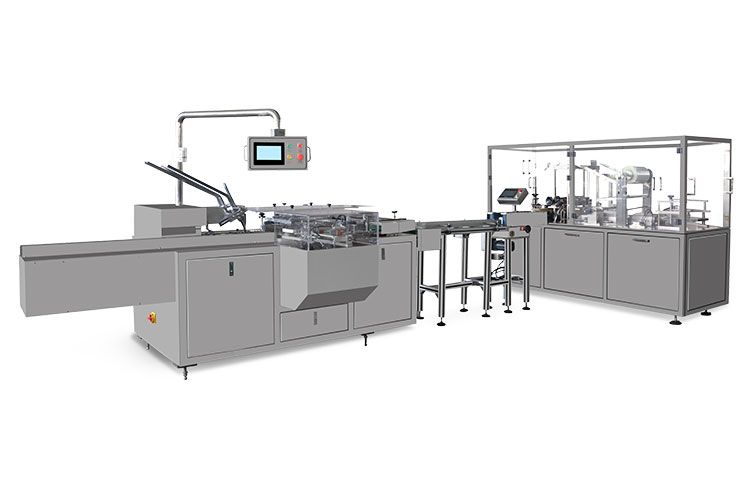 裝盒機+三維包裝機聯線（直角）