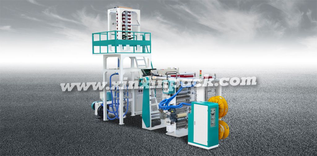 夾鏈自封袋高速吹袋機