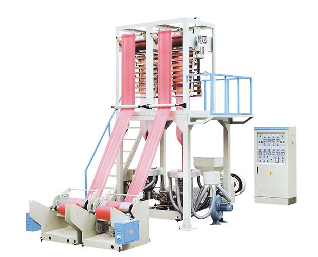 單螺桿雙模頭吹膜機組