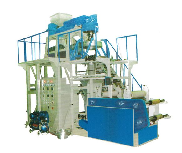 SJ-45、50、55、60、65型 聚丙烯（PP）、低密度聚乙烯（LDPE）、線形低密度聚乙烯（LLDPE）吹膜機組