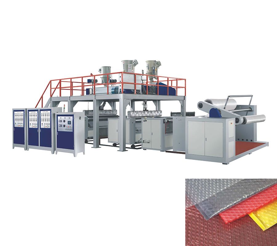 普通兩層氣泡膜機(jī)（2擠出機(jī)）