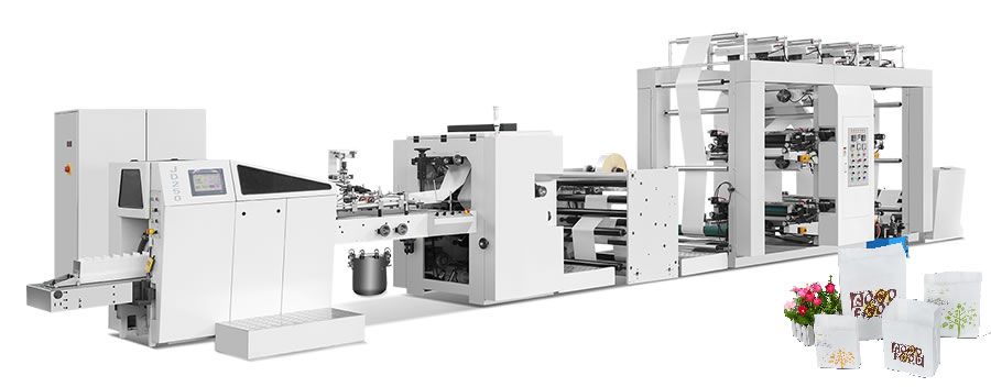 RZJD-G250J 尖底紙袋機帶2色印刷