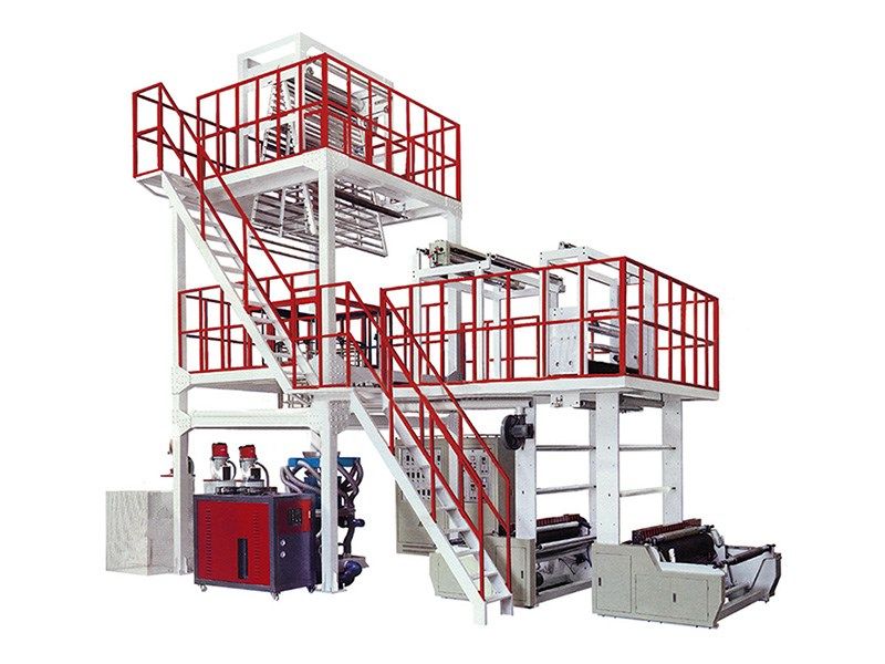 LDPE 2層共擠旋轉機頭吹膜機