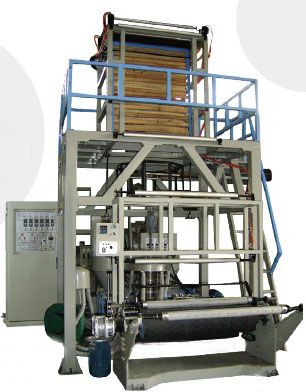 單主機雙模頭吹膜機