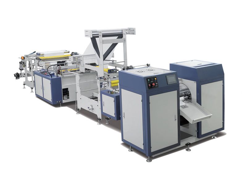 800-1000型全自動(dòng)對(duì)折無(wú)芯連卷平口垃圾袋制袋機(jī)