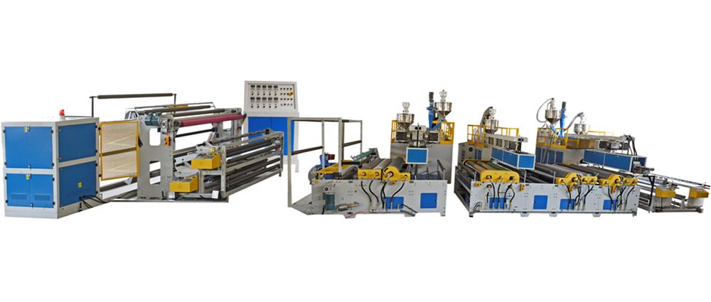 7層氣泡膜鋁膜機（5條螺桿擠出）