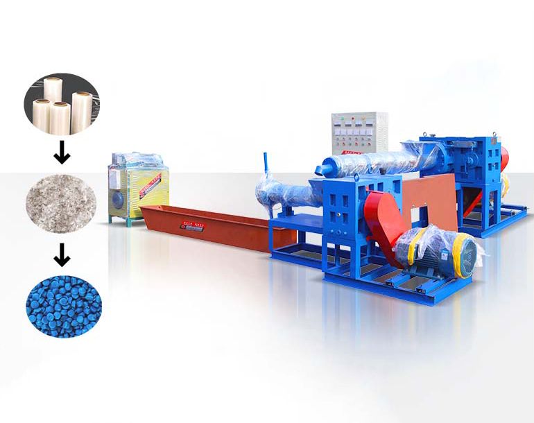 PP PE 雙階高產(chǎn)造粒機組