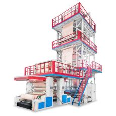 DB-65x2、75x1/1800、75x2、90x1/2300三層共擠上旋 IBC 吹膜復(fù)合機(jī)組